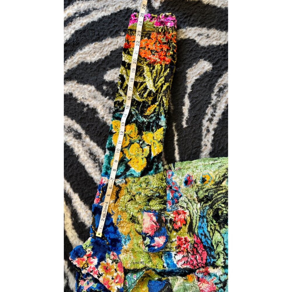 Peacock Carpet Upcycle Cropped Jacket + Mini Skirt - Picture 13 of 16